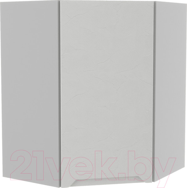 Изображение товара Шкаф навесной для кухни ДСВ Тренто ПУ 550 правый (серый/белый)
