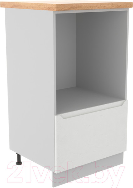 Изображение товара Шкаф-полупенал кухонный ДСВ Тренто СН 600 (серый/белый)