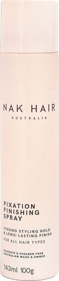 Изображение товара Лак для укладки волос Nak Fixation Finishing Spray сильная фиксация (143мл)