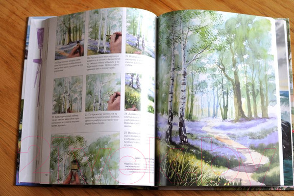 Изображение товара Книга Эксмо Пейзаж акварелью. Полный курс обучения (Харрисон Т.)