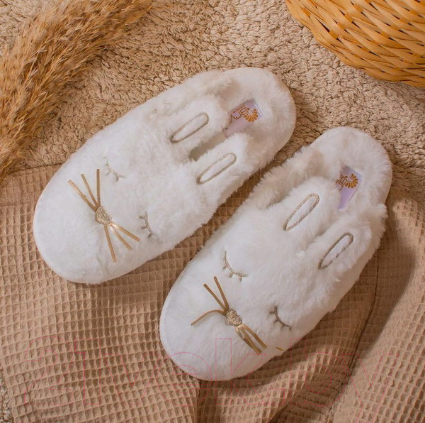 Изображение товара Тапочки домашние Arya Женские Bunny / 8680943111319 (р.38, белый)