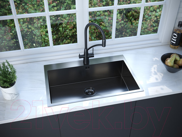 Изображение товара Мойка кухонная Paulmark PM217551-GM