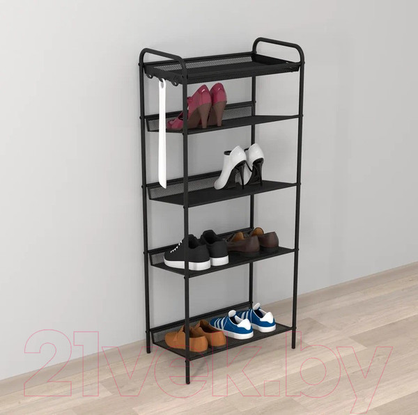 Изображение товара Полка для обуви ЗМИ Женева 15 / ПДО Ж15  (черный)