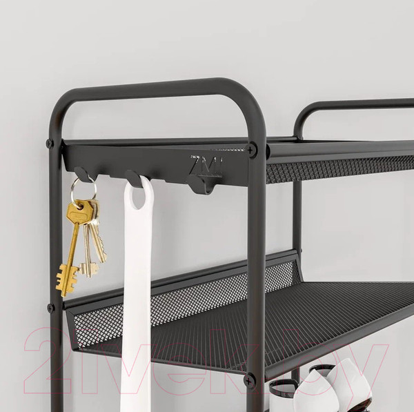 Изображение товара Полка для обуви ЗМИ Женева 15 / ПДО Ж15  (черный)