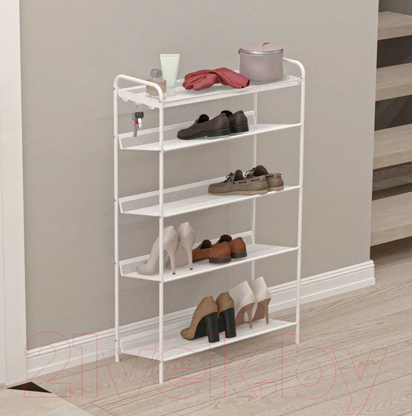 Изображение товара Полка для обуви ЗМИ Женева 25 / ПДО Ж25 (белый)