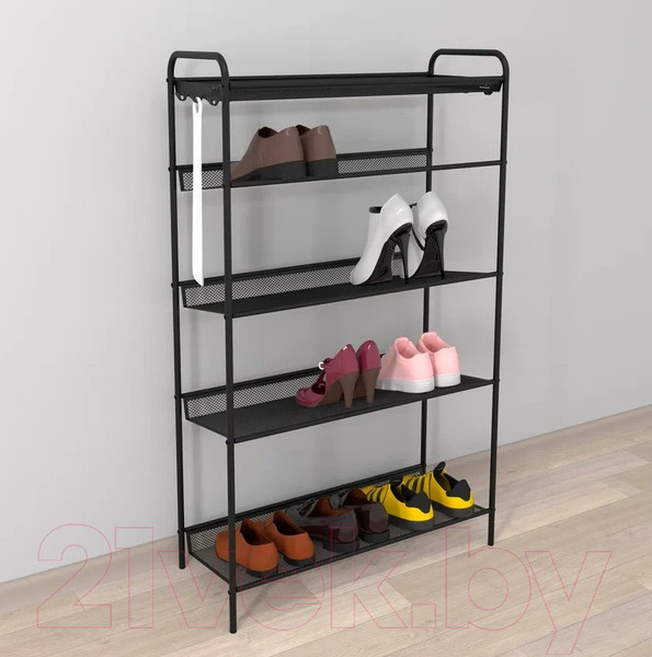 Изображение товара Полка для обуви ЗМИ Женева 25 / ПДО Ж25 (черный)