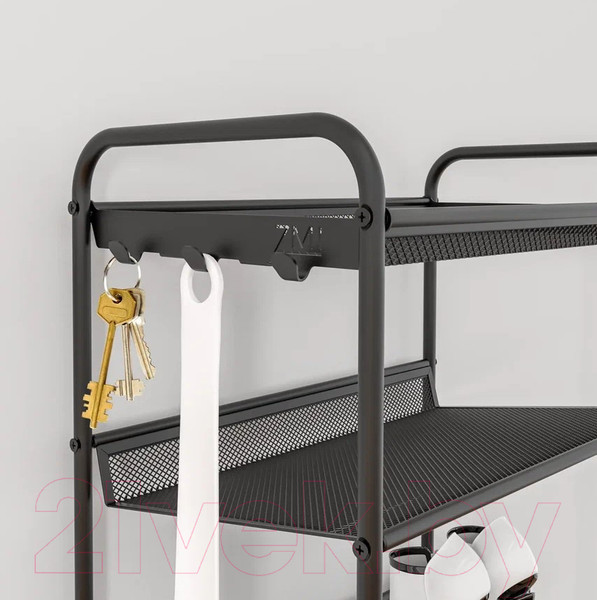 Изображение товара Полка для обуви ЗМИ Женева 25 / ПДО Ж25 (черный)