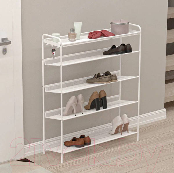 Изображение товара Полка для обуви ЗМИ Женева 35 / ПДО Ж35 (белый)