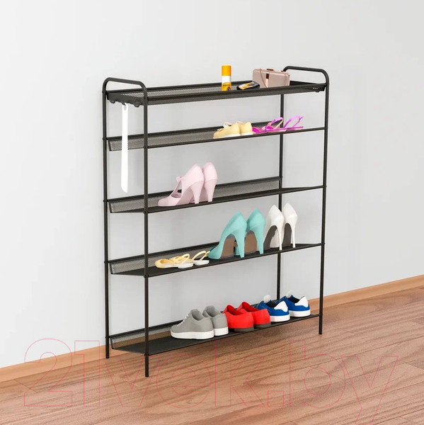 Изображение товара Полка для обуви ЗМИ Женева 35 / ПДО Ж35 (черный)