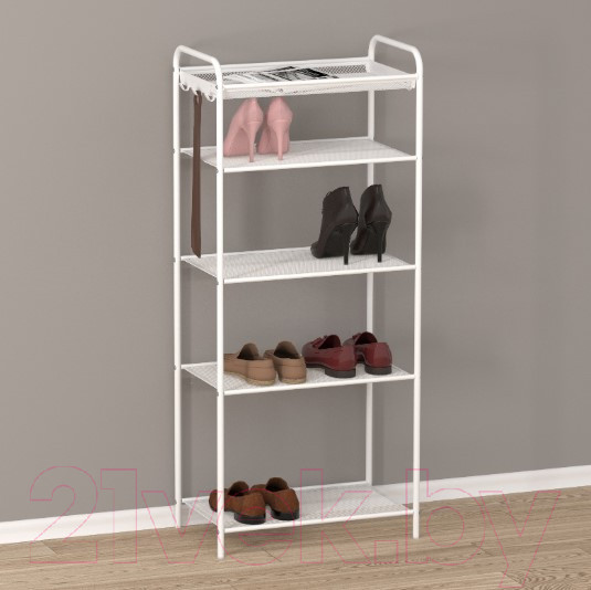 Изображение товара Полка для обуви ЗМИ Верона 15 / ПДОВ15 (белый)