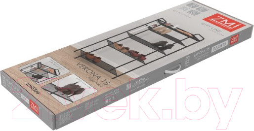 Изображение товара Полка для обуви ЗМИ Верона 15 / ПДОВ15 (белый)