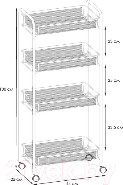 Изображение товара Этажерка ЗМИ Ладья 24 К / Э 342 (белый)