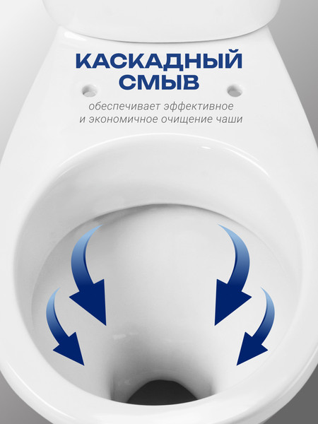 Изображение товара Унитаз напольный Santeri Pro 1P2155S0000BF