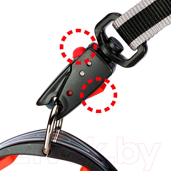 Изображение товара Поводок Ferplast Daytona Gummy Matic G20/120 / 77180117 (красный)