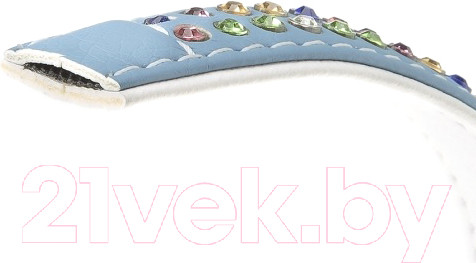 Изображение товара Ошейник Ferplast Lux C20/35 / 76030218 (бирюзовый/белый)