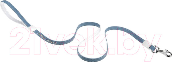 Изображение товара Поводок Ferplast Lux G12/110 / 76030318 (бирюзовый/белый)