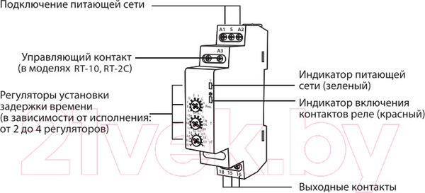 Изображение товара Реле времени КС RT-10