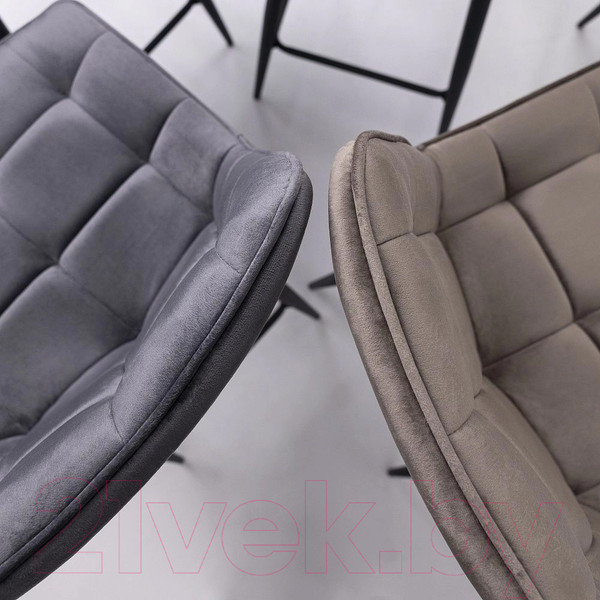 Изображение товара Стул барный AksHome Linx (бежевый велюр G062-13/черный)