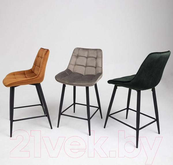 Изображение товара Стул барный AksHome Linx (бежевый велюр G062-13/черный)