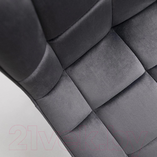 Изображение товара Стул барный AksHome Linx (темно-серый велюр G062-40/черный)