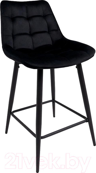 Изображение товара Стул барный AksHome Linx (черный велюр G062-50/черный)
