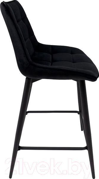 Изображение товара Стул барный AksHome Linx (черный велюр G062-50/черный)