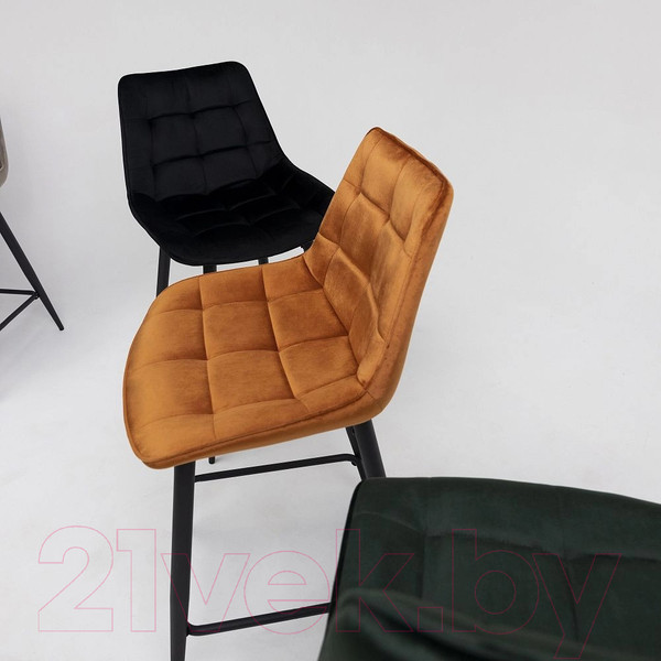 Изображение товара Стул барный AksHome Linx (черный велюр G062-50/черный)