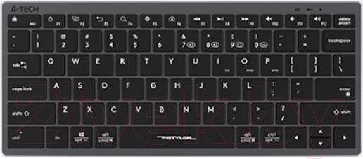 Изображение товара Клавиатура A4Tech Fstyler FBX51C (черный/серый)