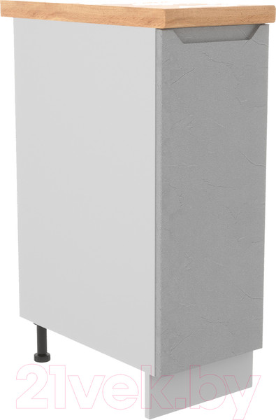 Изображение товара Шкаф-стол кухонный ДСВ Тренто С 300 правый (серый/серый)
