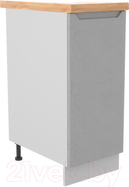 Изображение товара Шкаф-стол кухонный ДСВ Тренто С 350 левый (серый/серый)