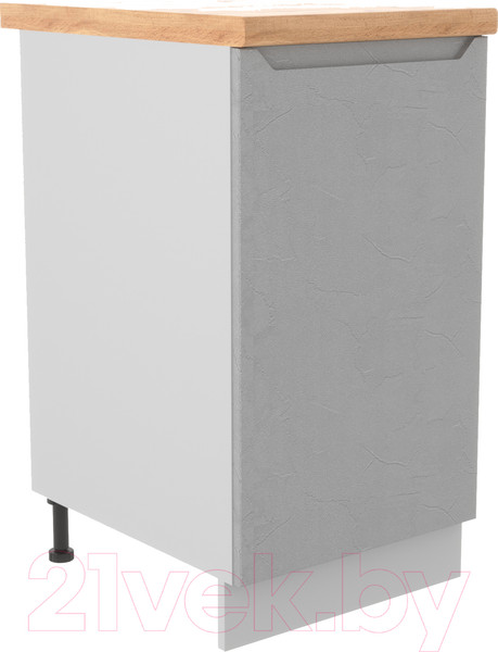 Изображение товара Шкаф-стол кухонный ДСВ Тренто С 450 правый (серый/серый)