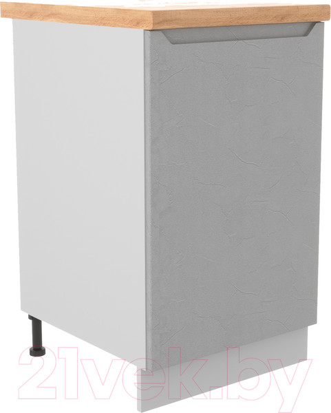 Изображение товара Шкаф-стол кухонный ДСВ Тренто С 500 левый (серый/серый)