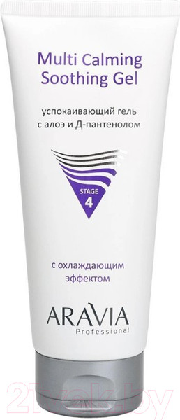 Изображение товара Гель для лица Aravia Professional Multing Calming Soothing Gel с Алоэ и Д-пантенолом (200мл)