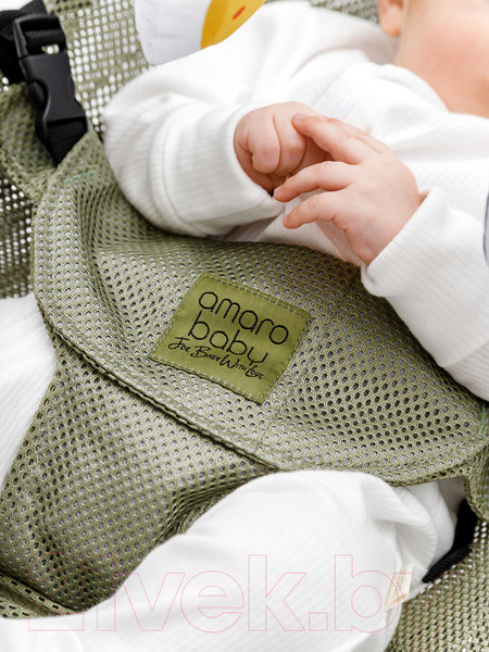 Изображение товара Детский шезлонг Amarobaby Baby Time / AB21-25BT/13 (зеленый)