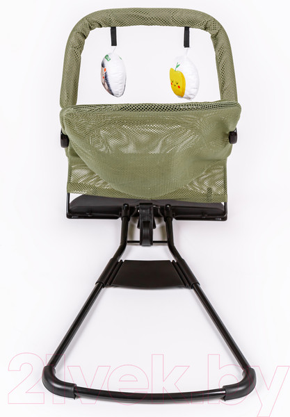 Изображение товара Детский шезлонг Amarobaby Baby Time / AB21-25BT/13 (зеленый)