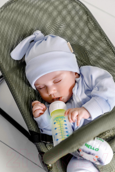 Изображение товара Детский шезлонг Amarobaby Baby Time / AB21-25BT/13 (зеленый)