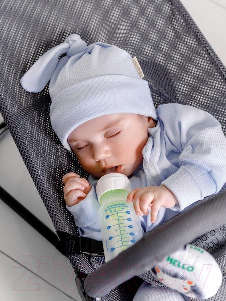 Изображение товара Детский шезлонг Amarobaby Swinging Baby Time / AB21-25BT/11 (серый)