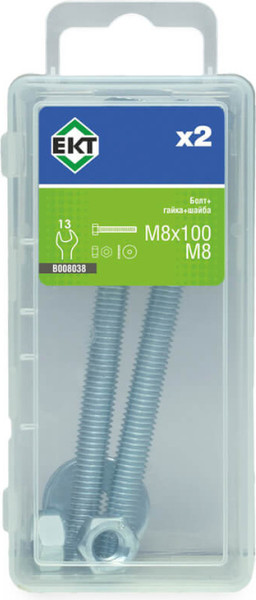 Изображение товара Болт ЕКТ М8х100 / B008038 (2шт)