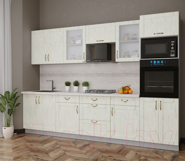 Изображение товара Кухонный гарнитур Интерлиния Мила Крафт 3.0 (дуб снежный)