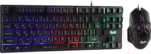 Изображение товара Комплект клавиатура и мышь SmartBuy Rush Comrade / SBC-550915G-K (черный)