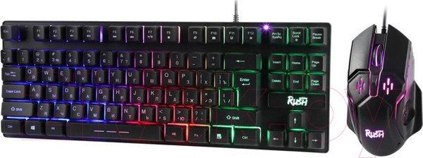 Изображение товара Комплект клавиатура и мышь SmartBuy Rush Comrade / SBC-550915G-K (черный)