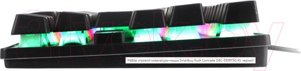 Изображение товара Комплект клавиатура и мышь SmartBuy Rush Comrade / SBC-550915G-K (черный)