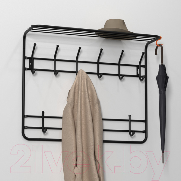 Изображение товара Вешалка для одежды ЗМИ 80 ВСП 9 (черный)