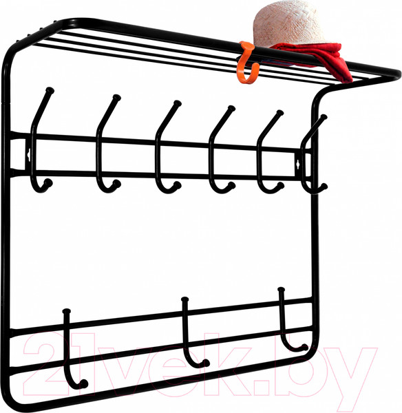 Изображение товара Вешалка для одежды ЗМИ 80 ВСП 9 (черный)
