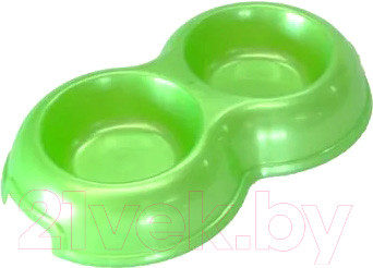 Изображение товара Миска для животных Homepet 200мл (зеленый перламутр)