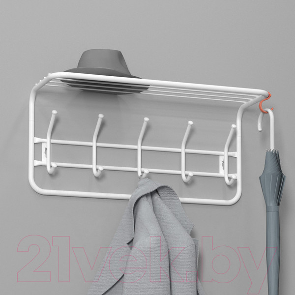 Изображение товара Вешалка для одежды ЗМИ 60 ВСП 6 (белый)