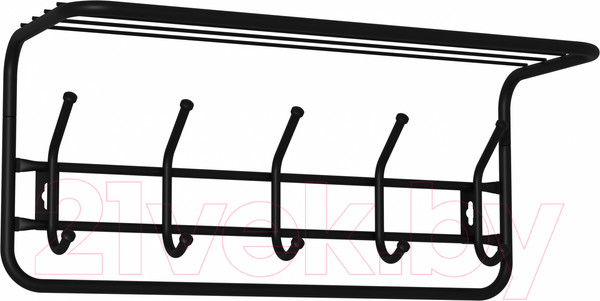 Изображение товара Вешалка для одежды ЗМИ 60 ВСП 6 (черный)