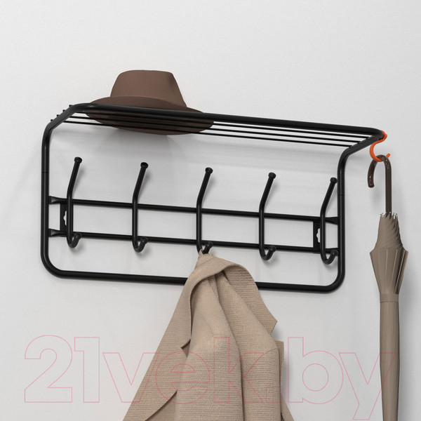 Изображение товара Вешалка для одежды ЗМИ 60 ВСП 6 (черный)