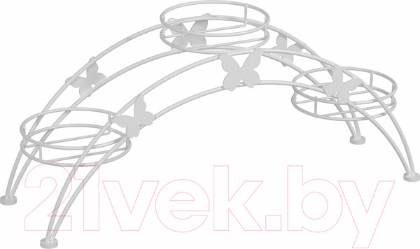 Изображение товара Стойка для цветов ЗМИ Арка 3 ПДЦ 413 (белый)