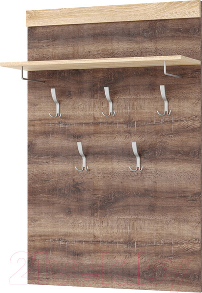 Изображение товара Вешалка для одежды Памир Соната ВШС-800 (дуб сонома/сакраменто)